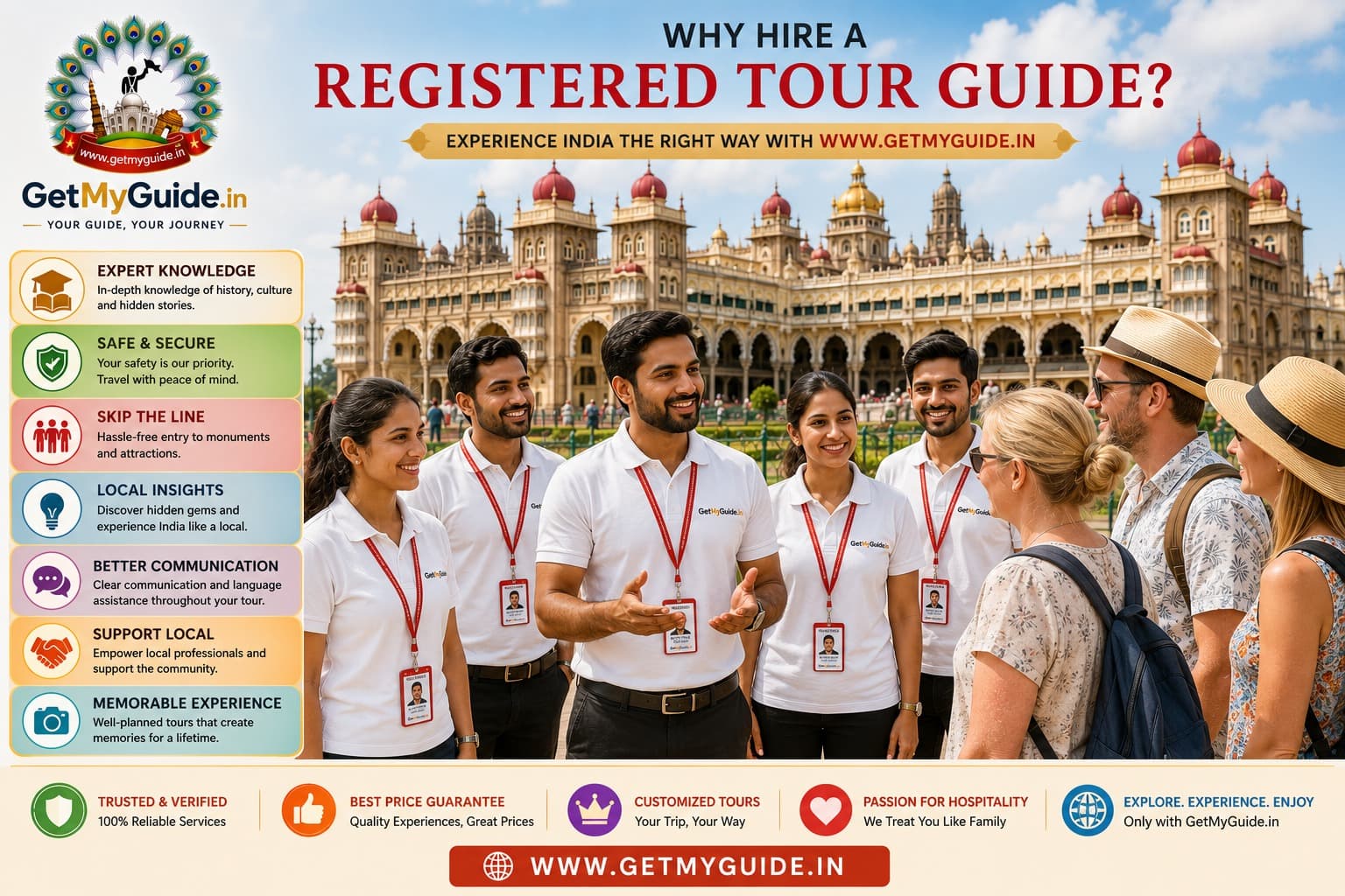 Certified tour guide credentials